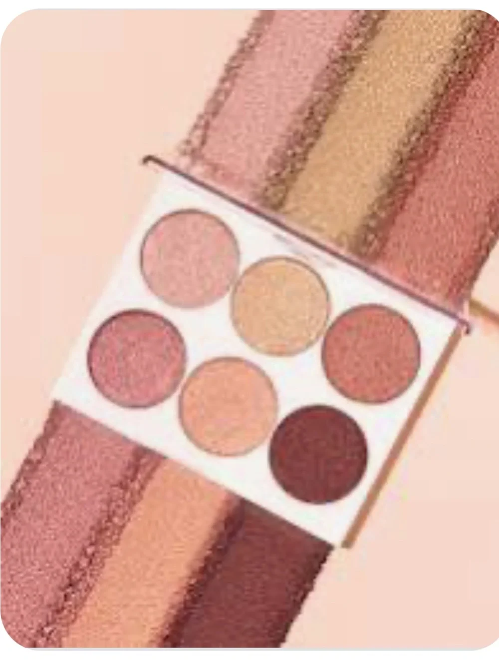 Desert Lights Shimmery Eyeshadow Palette — Warm Rose & Gold Collection